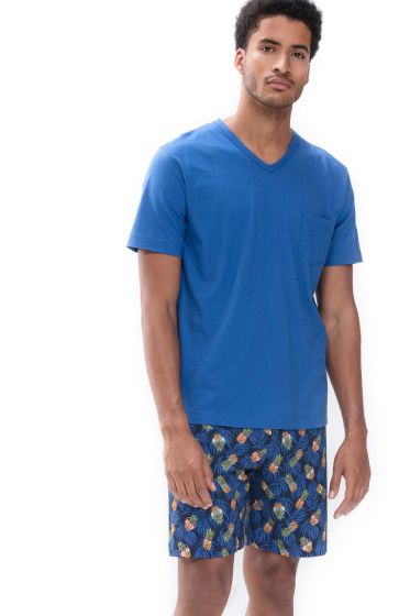 Mey Robben Island Short Pyjama s/s Paris Blue