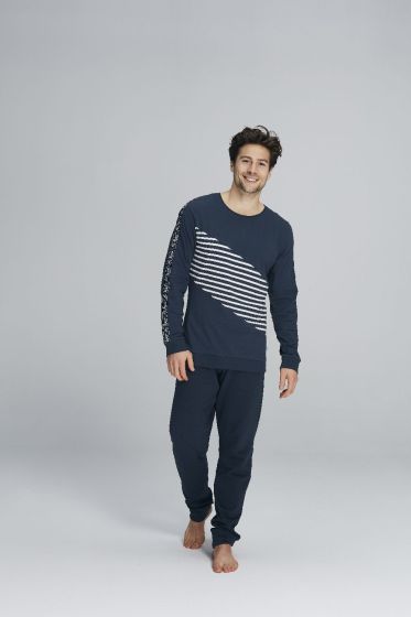 Charlie Choe Far Far East Men Pyjama l/s Navy