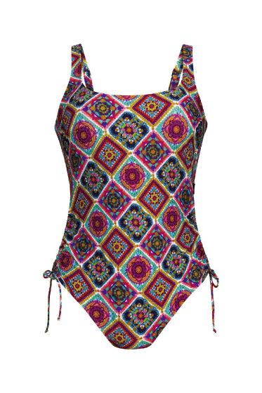 Rosa Faia Beach Crochet Flower Badpak