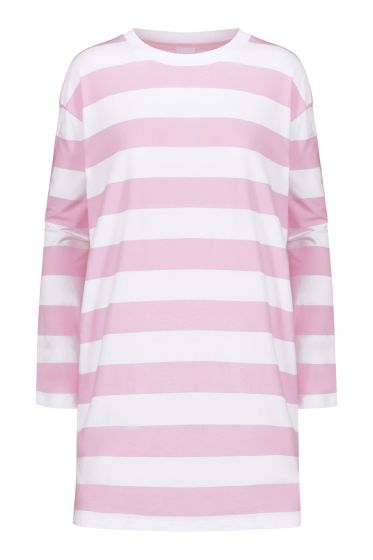 Mey Streaked Lines Nachtkleed l/s