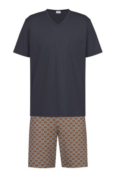 Mey Circle Short Pyjama s/s Midnight Black