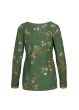 Pip Studio Trice Kawai Flower Top l/s Dark Green