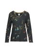 Pip Studio Trice Kawai Flower Top l/s Dark Blue