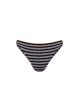 Beachlife Blue Ribbed Stripe Bikini Heupslip