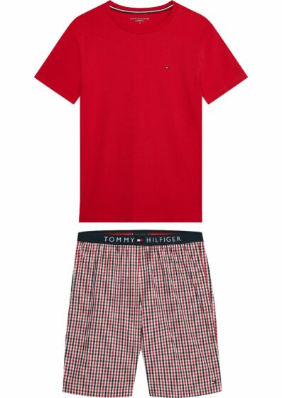 Tommy Hilfiger Woven Short Pyjama s/s Red Check