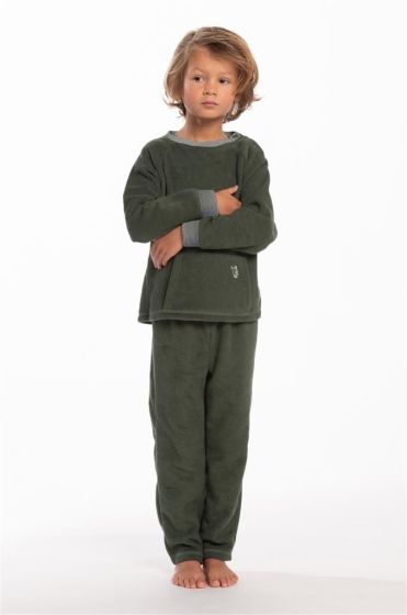 Eskimo B Pax Pyjama l/s Olijfgroen