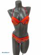 Twinset Bikini Slip Orange Sun