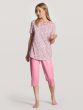 Calida Lovely Nights 3/4 Broek Pyjama s/s Cas Rose