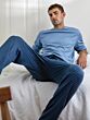 Calida Casual Smart Pyjama l/s Bay Blue