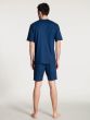 Calida Relax Imprint Short Pyjama s/s Pottery Blue