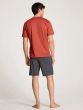 Calida Relax Imprint Short Pyjama s/s Red Pepper