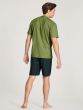 Calida Relax Imprint Short Pyjama s/s Olive Oil