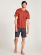 Calida Relax Imprint Short Pyjama s/s Red Pepper