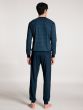 Calida Relax Imprint Pyjama l/s met Boord PariBlue