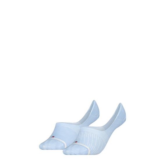 Tommy Hilfiger Women Footie Bias Open 2P LightBlue