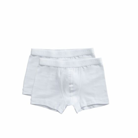 Ten Cate Basic Boys Shorts 2 Pack Wit
