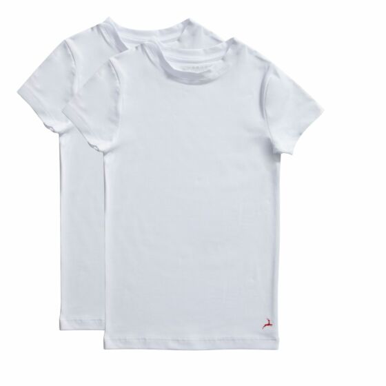 Ten Cate Basic Boys T-Shirt 2 Pack Wit