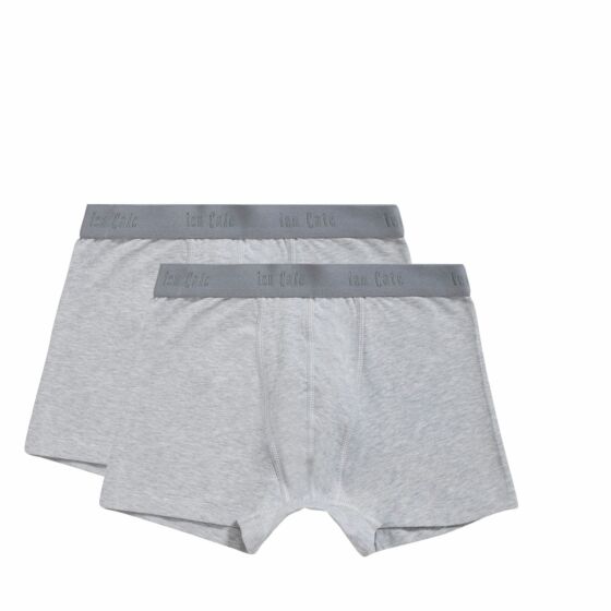 Ten Cate Boys Basic Organic Shorts 2P Light Grey