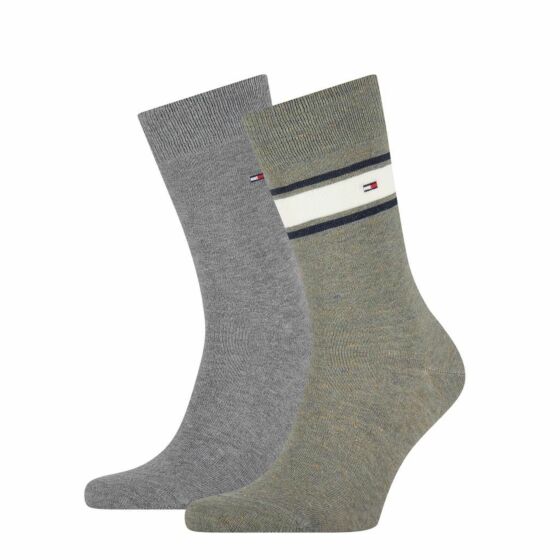 Tommy Hilfiger Men Sock 2P Multicolor Olive/Grey