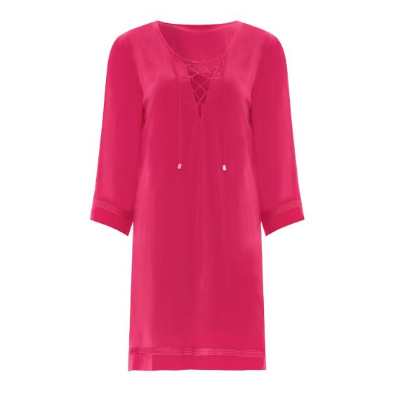 Chantelle Beach Palmeraie Strandkleed Fuchsia