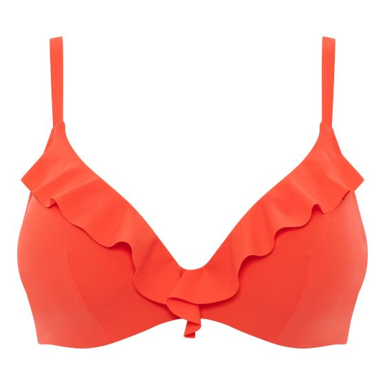 Chantelle Beach Oxygene Bikini Beugelbeha Coral