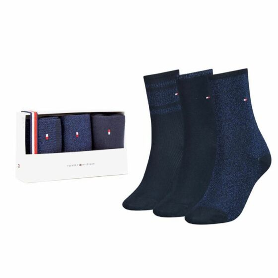 Tommy Hilfiger Giftbox Women Sock 3P Navy/Blue