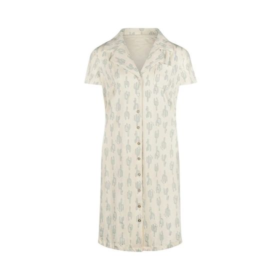 Charlie Choe Cactus Doorknoop Nachtkleed s/s