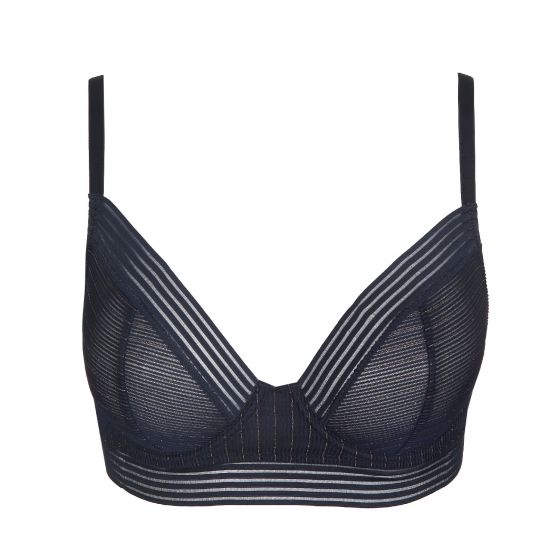 Marie Jo Tokuda Plunge Beha Longline Velvet Blue