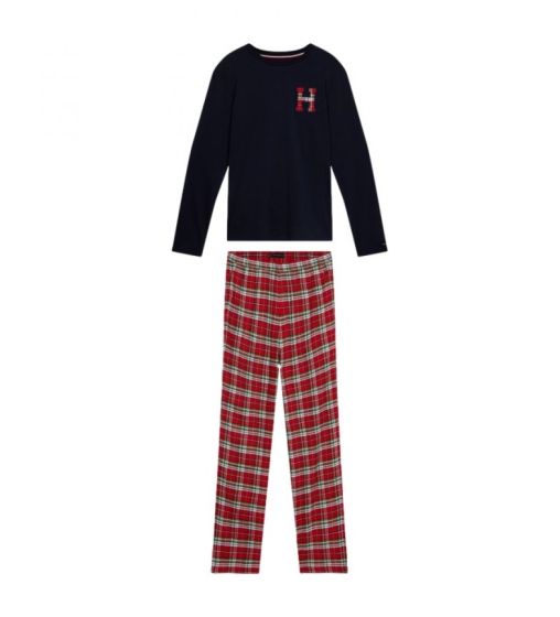 Tommy Hilfiger Pyjama Flannel Slipper Set