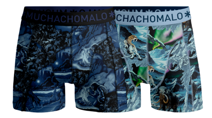 Muchachomalo Men Prehistory Boxer Shorts 2P