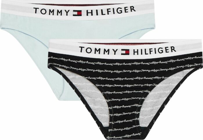 Tommy Hilfiger Girls Bikini Print 2P Luminous Blue
