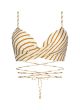 Beachlife Spice Stripe Voorgevormde Bikini Top