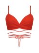Beachlife Fiery Red Voorgevormde Bikini Top