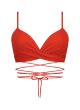 Beachlife Fiery Red Voorgevormde Bikini Top