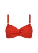 Beachlife Fiery Red Bikini Top Met Beugels