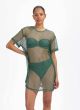 Beachlife Green Glitter Strandkleed