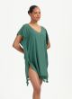 Beachlife Green Glitter Strandkleed
