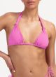 Beachlife Pink Shimmer Triangel Bikini Top