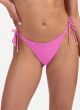 Beachlife PinkShimmer Bikini Heupslip Met Koordjes