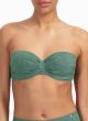 Beachlife Green Glitter Voorgevor Strapless Bikini