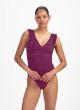 Beachlife Bright Plum Voorgevormd Badpak