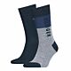 Tommy Hilfiger Men Tommy One Row Sock 2P Navy/Blue