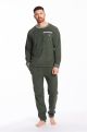 Eskimo H Pax Pyjama l/s Olijfgroen