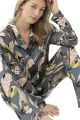 Mey Love Story Hilaria Doorknoop Pyjama l/s Blue