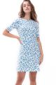 Mey Night2Day Darla Nachtkleed s/s Pacific Blue