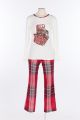Twinset Pyjama l/s Rosso Check