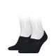 Tommy Hilfiger Men Sock Footie 2 Pack Zwart 