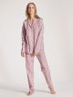 Calida Lovely Nights Doorknoop Pyjama l/s Cas Rose