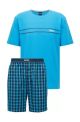 Hugo Boss Urban Short Pyjama s/s Bright Blue