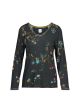 Pip Studio Trice Kawai Flower Top l/s Dark Blue